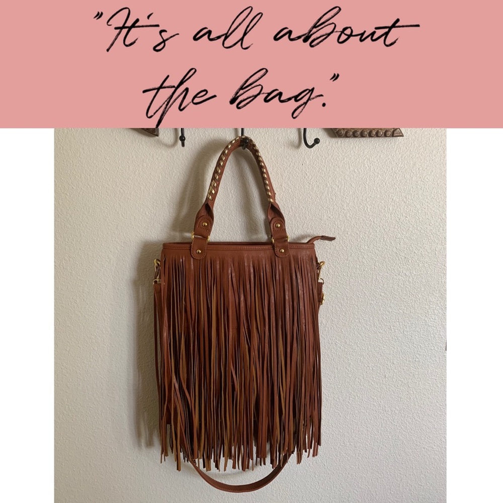 Fringe leather NuG Purse